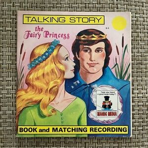 1970s Talking Story Book and Record THE FAIRY PRINCESS Excellent Condition